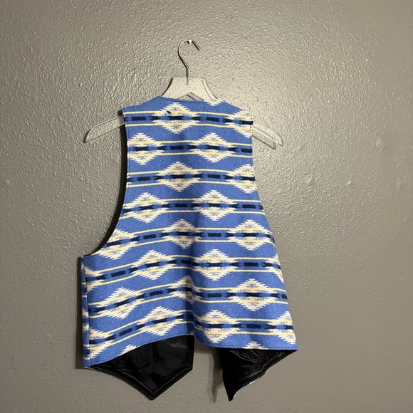 Warm Springs Clothing Vintage Western Wool Vest Size L - Picture 2 of 4